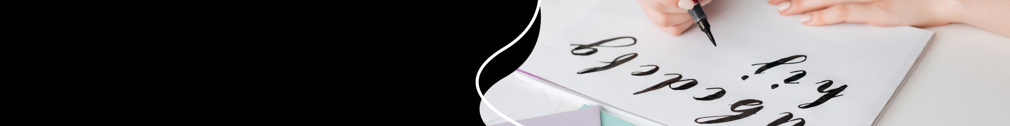 calligraphy on paper