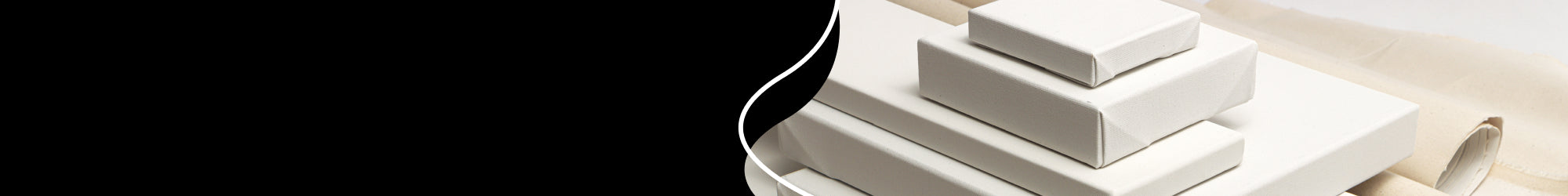 A bundle of canvases