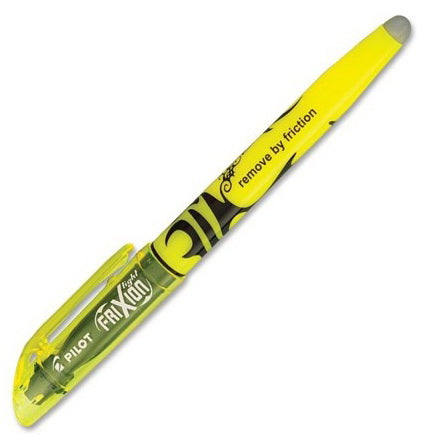 Surligneur Frixion jaune