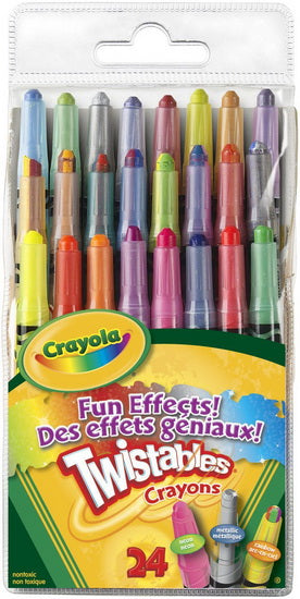 Crayons cire Twistable Effets Géniaux 24