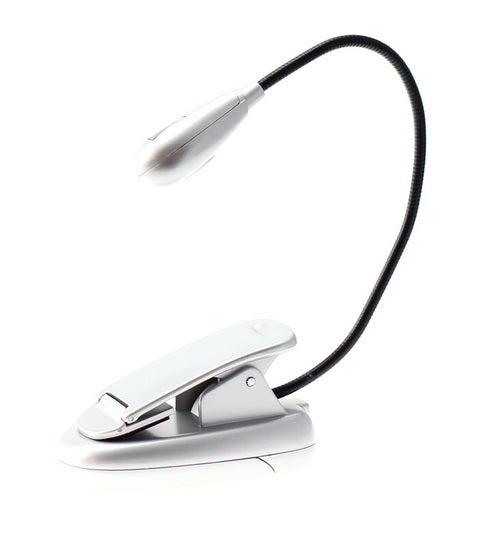 One head with 1 led bulb silver