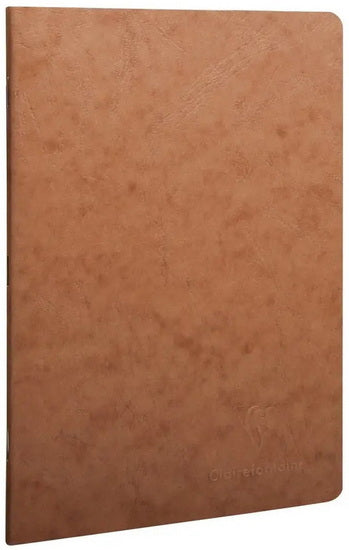 Cahier piqué Age-Bag ligné 96p 14.8x21cm Tabac