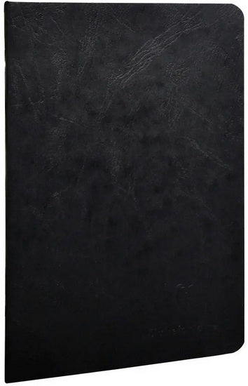 Cahier piqué Age-Bag ligné 96p 14.8x21cm Noir