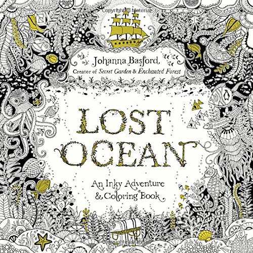 Lost ocean: An inky adventure & coloring book