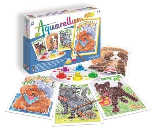 Aquarellum Junior Painting Kit - Puppies