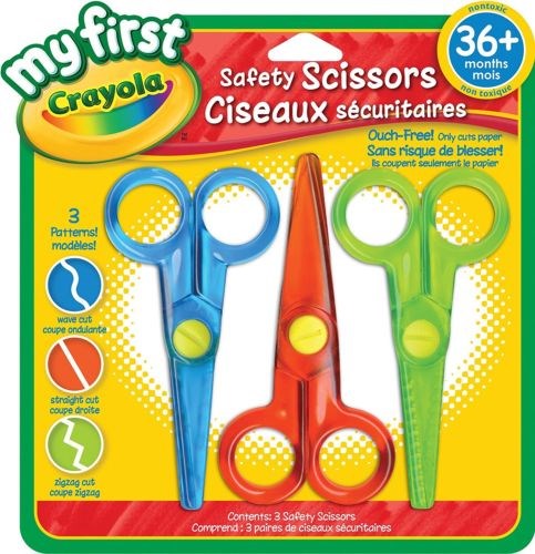 Ens. 3 ciseaux sécuritaires My first scissors