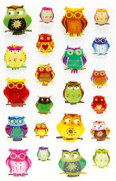 Cooky Stickers : Owls
