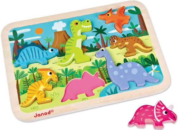 Chunky puzzle dinosaurs 7pc