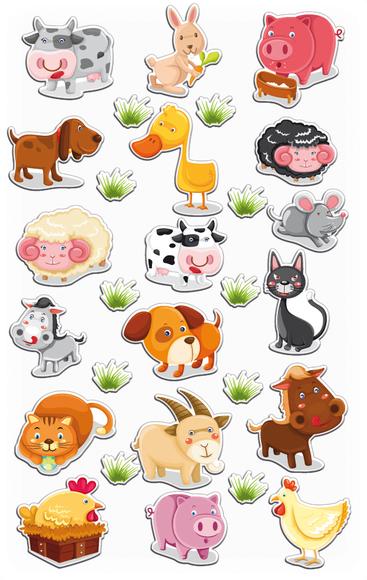 Cooky Stickers : Animals