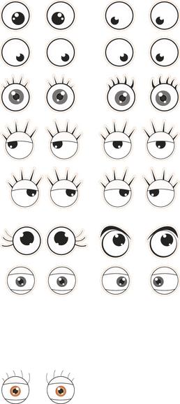 Cooky Stickers : Eyes