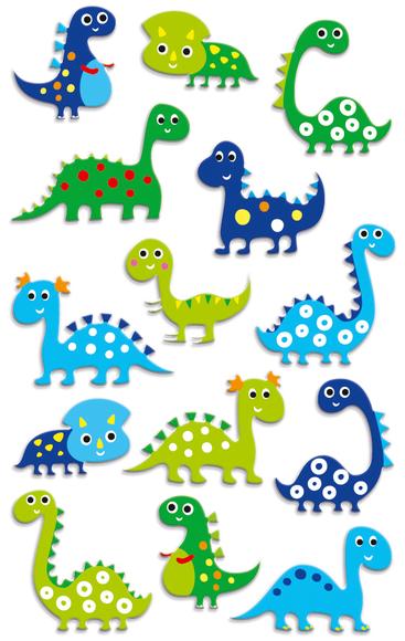 Cooky Stickers : Dinosaurs