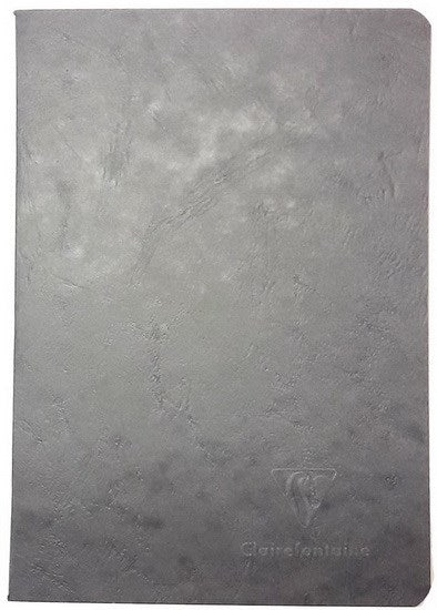 Cahier piqué Age-Bag ligné 96p 14.8x21cm Gris