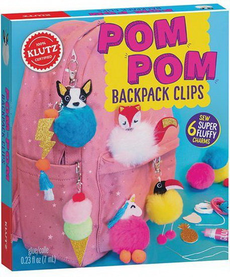 Klutz: Pom Pom Backpack Clips