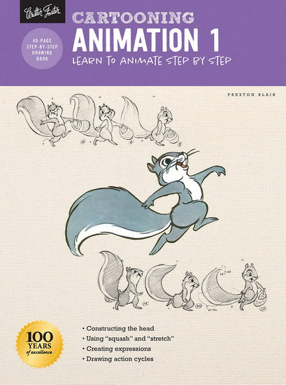 Cartooning : Animation 1 with Preston Blair : Learn to animate step by step
