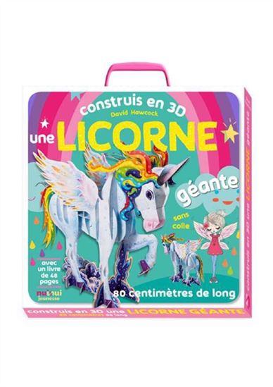 Construis en 3D une licorne géante