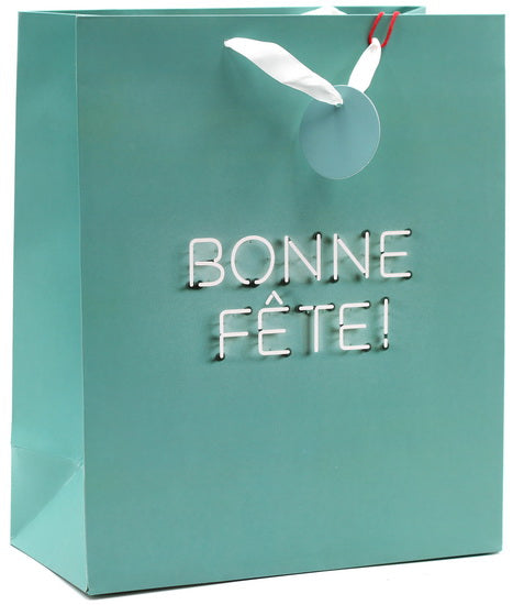 Sac moyen Bonne fête néon FR