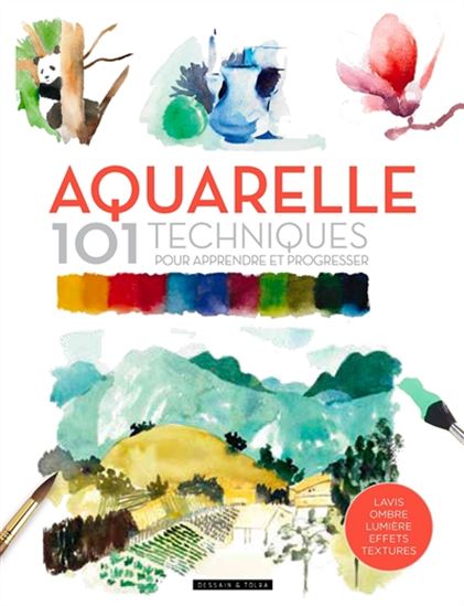 Aquarelle : 101 techniques pour apprendre et progresse N. éd.