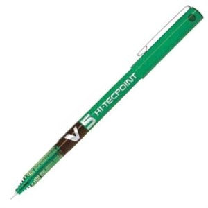 Stylo à bille Hi-tecpoint V5 x-fin vert