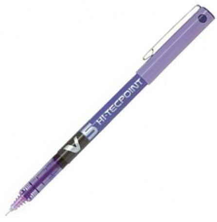 Stylo à bille Hi-tecpoint V5 x-fin mauve