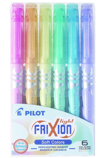 Ens. 6 surligneurs Frixion pastel