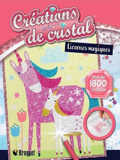Créations de cristal licorne magique
