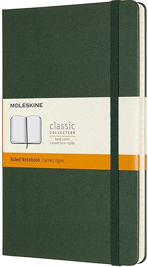 Large Ruled Classic Notebook - Green