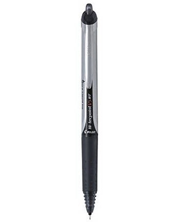 Stylo à bille rétractable Hi-Tech V5 RT noir 0.5mm