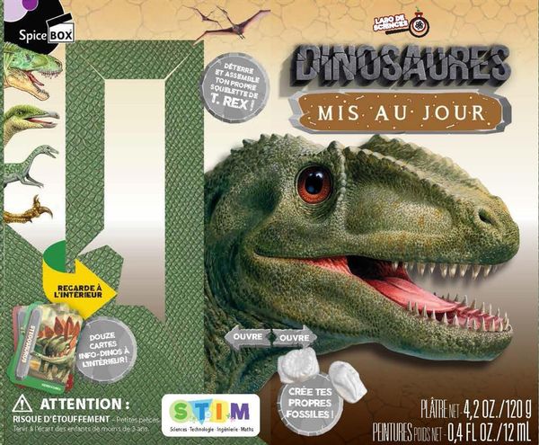 Labo de sciences Dinosaures