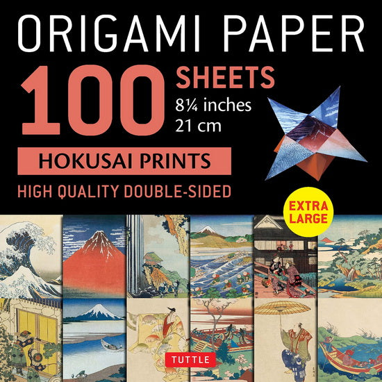 Origami Paper 100 sheets Hokusai Prints 8 1/4" (21 cm)
