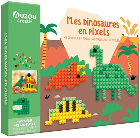 Mes dinosaures en pixels Cof.