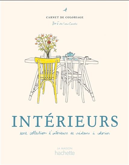 Intérieurs : une collection d'intérieurs de créateurs à colorier