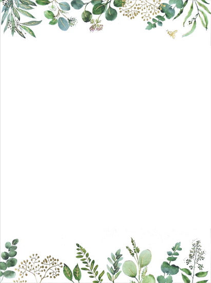 Papier à lettres Eucalyptus (30 feuilles / 24 enveloppes)