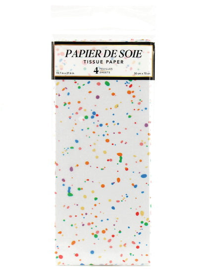 Tissue Paper Paint Dots