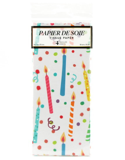 Papier de soie Bougies