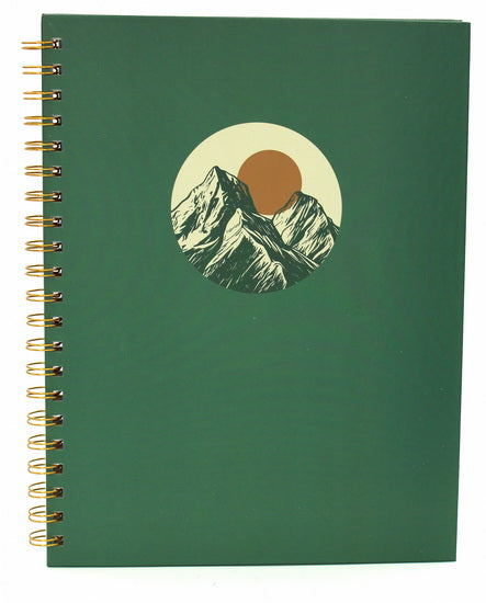 Grand cahier spirale ligné Montagnes 160p