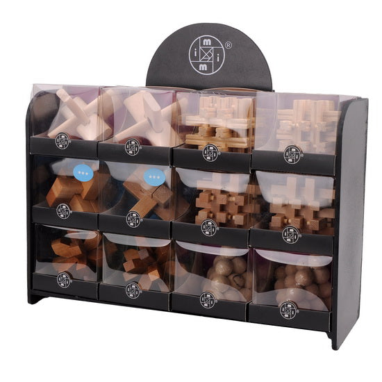 3d wooden puzzles series 1 ast