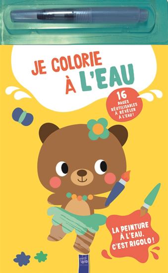 Je colorie à l'eau : l'ours