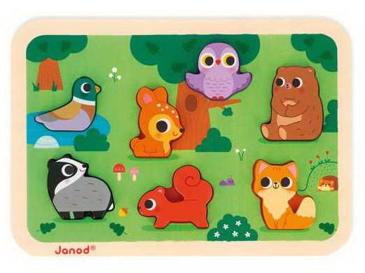 Chunky puzzle the forest 7pc