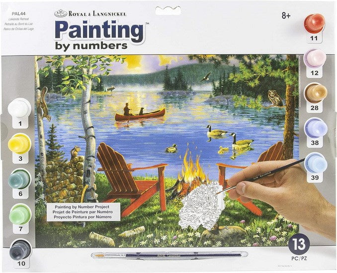 Paint By Numbers Junior Lakeside Retreat