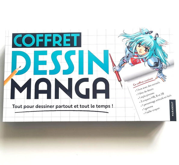 Dessin manga : coffret : tout pour dessiner partout et tout le temps ! Cof.