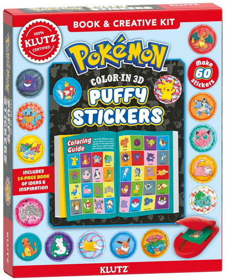 Pokemon Color-In 3D Stickers