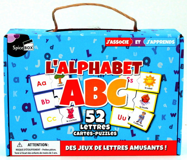 L'Alphabet ABC : 52 lettres cartes-puzzles