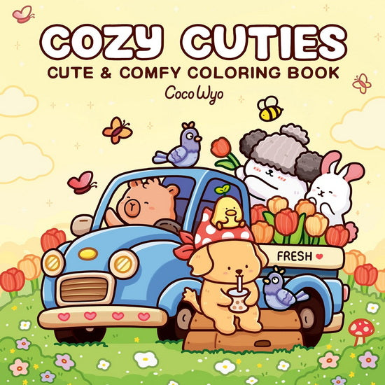 Cozy Cuties : Cute & Comfy Coloring Book