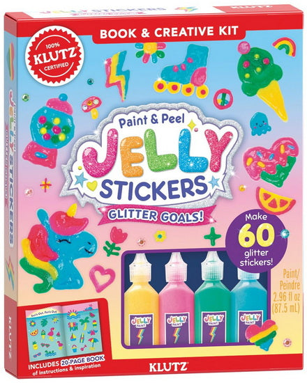 Paint & Peel Jelly Stickers: Glitter Goals!