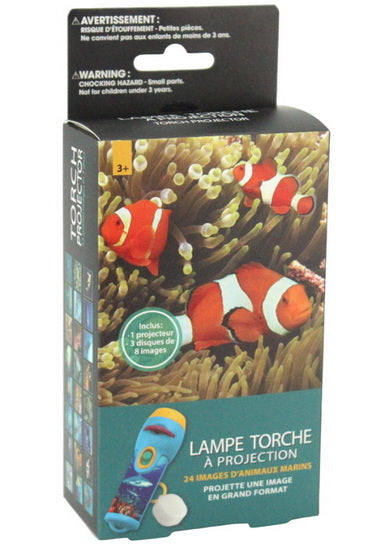 Lampe torche avec projections - Vie aquatique