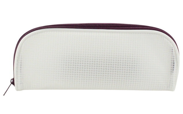 Étui à crayon en silicone accent coloré mauve