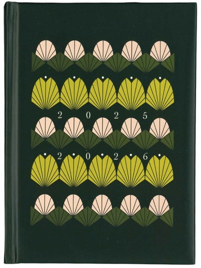 Agenda 25/26 fleurs art déco 1s/2p