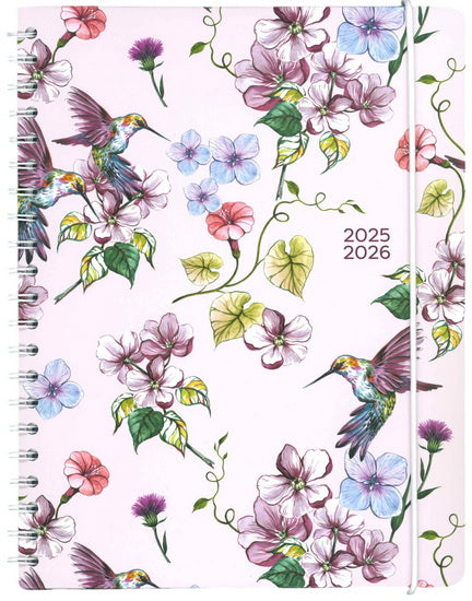 Agenda 25/26 colibri et fleurs 1s/2p