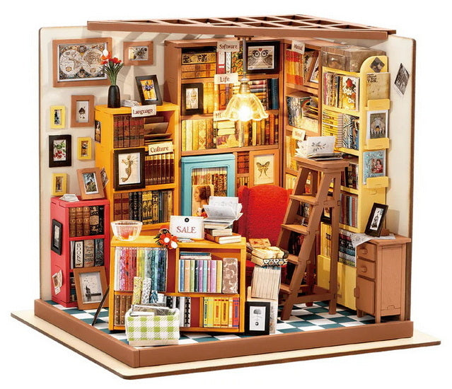 Mini maison à bricoler - Salle d'étude Sam