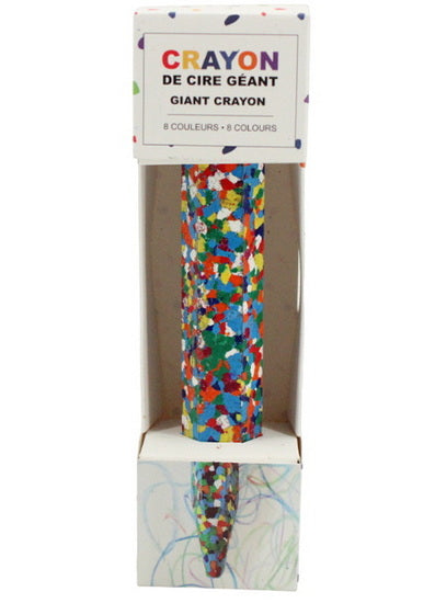 Crayon de cire multicolore géant